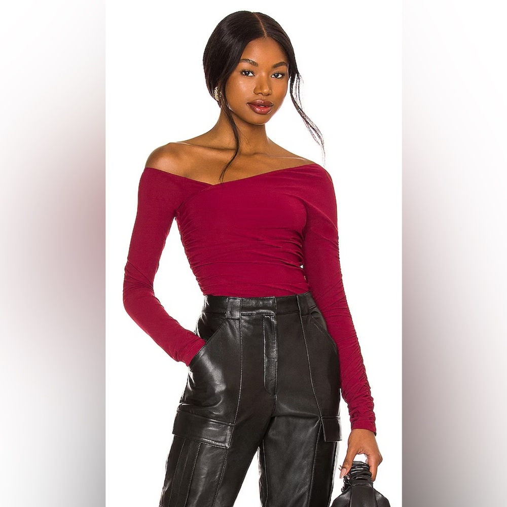 ALIX NYC Swinton Bodysuit in Auburn Size Small